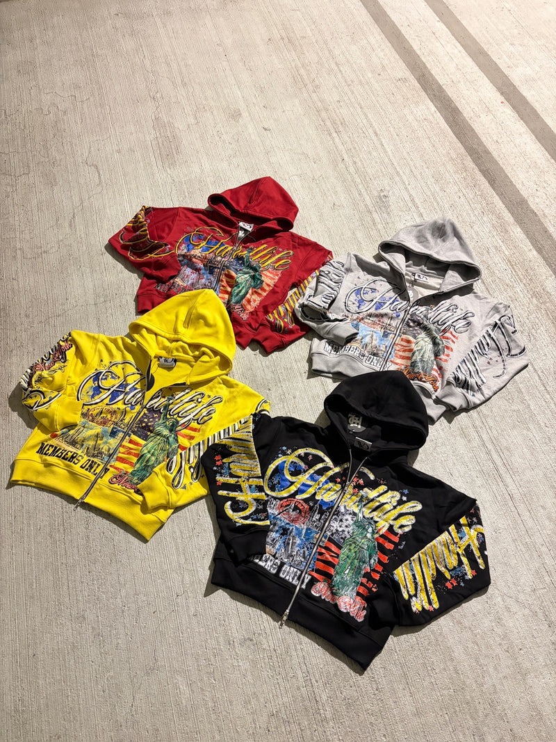 HARDLIFE "NYC" ZIP-UPS